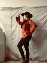 Load image into Gallery viewer, one-of-a-kind REVERE sweater - rust pumpkin