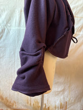 Load image into Gallery viewer, one-of-a-kind REVERE coat plum w/ print