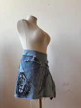 Load image into Gallery viewer, FOREST skirt - OOAK upcycled denim