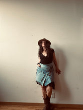 Load image into Gallery viewer, FOREST skirt - OOAK upcycled denim