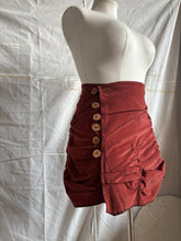 Load image into Gallery viewer, FOREST QUEEN skirt - stretch rust corduroy