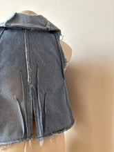 Load image into Gallery viewer, OOAK VEST - upcycled denim
