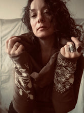 Load image into Gallery viewer, LUNAR SHRUG w/ screenprint