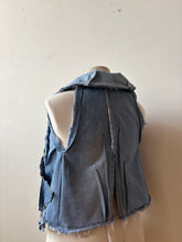 Load image into Gallery viewer, OOAK VEST - upcycled denim