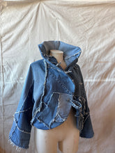 Load image into Gallery viewer, one-of-a-kind REVERE reclaimed denim coat