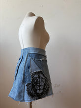 Load image into Gallery viewer, FOREST skirt - OOAK upcycled denim