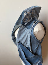 Load image into Gallery viewer, OOAK VEST - upcycled denim