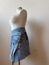 Load image into Gallery viewer, FOREST skirt - OOAK upcycled denim