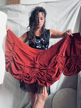 Load image into Gallery viewer, FOREST QUEEN skirt - stretch rust corduroy