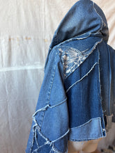 Load image into Gallery viewer, one-of-a-kind REVERE reclaimed denim coat