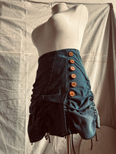 Load image into Gallery viewer, FOREST QUEEN skirt. - upcycled denim
