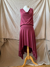 Load image into Gallery viewer, WILLOW dress - Deep Cherry Bamboo Jersey