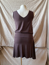 Load image into Gallery viewer, DRIFTER dress- Chocolate Brown with Burrs