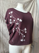 Load image into Gallery viewer, JOY - relaxed "T-shirt" design- Plum with Burrs