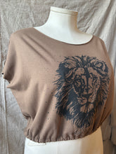 Load image into Gallery viewer, JOY - relaxed "T-shirt" design- Woodsmoke with Lion