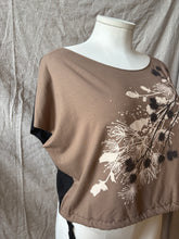 Load image into Gallery viewer, JOY - relaxed "T-shirt" design- two-toned with Prairie Floral