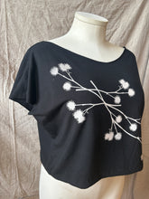 Load image into Gallery viewer, JOY - relaxed "T-shirt" design- Black with Burrs