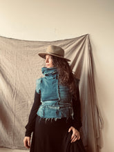 Load image into Gallery viewer, WINTER LILY - OOAK upcycled denim