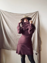 Load image into Gallery viewer, HIGH QUEEN COWL TUNIC- mahogany bamboo fleece