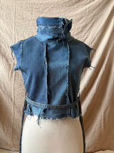 Load image into Gallery viewer, WINTER LILY - OOAK upcycled denim