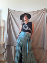 Load image into Gallery viewer, SEVILLA - hemp wrap skirt in Teal
