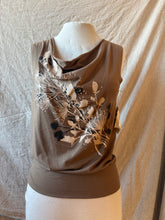 Load image into Gallery viewer, SUMMER DAZE tank - Woodsmoke with Prairie Floral