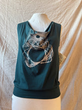 Load image into Gallery viewer, SUMMER DAZE tank - Emerald with Spirographs
