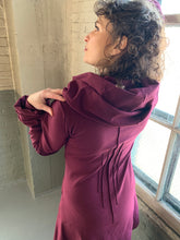 Load image into Gallery viewer, HIGH QUEEN COWL TUNIC- mahogany bamboo fleece