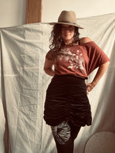Load image into Gallery viewer, FOREST QUEEN skirt - stretch black corduroy
