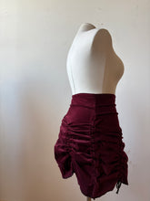 Load image into Gallery viewer, FOREST QUEEN skirt - stretch crimson corduroy
