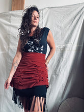 Load image into Gallery viewer, FOREST QUEEN skirt - stretch rust corduroy

