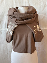 Load image into Gallery viewer, LUNAR SHRUG w/ screenprint
