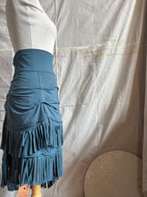 Load image into Gallery viewer, SUNRISE - double fringe skirt
