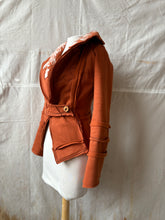 Load image into Gallery viewer, one-of-a-kind REVERE sweater - rust pumpkin
