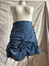 Load image into Gallery viewer, FOREST QUEEN skirt. - upcycled denim
