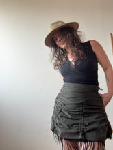 Load image into Gallery viewer, FOREST QUEEN skirt -  moss grey corduroy
