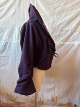 Load image into Gallery viewer, one-of-a-kind REVERE coat plum w/ print
