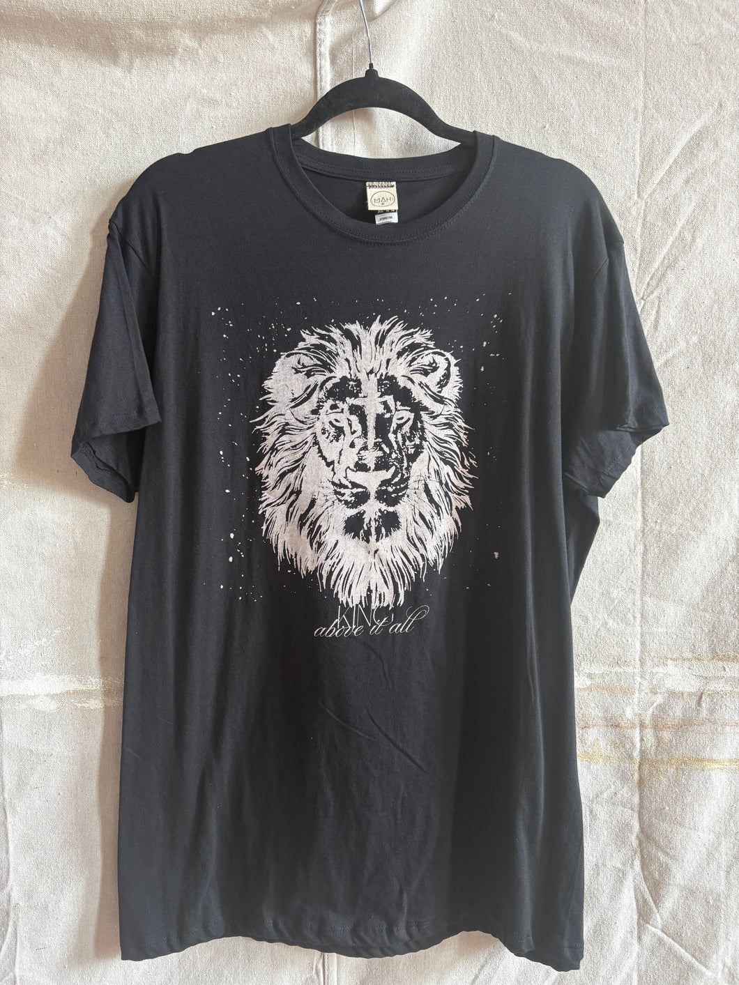 COTTON T-SHIRT -original lion print