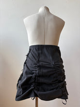 Load image into Gallery viewer, FOREST QUEEN skirt - OOAK upcycled black denim
