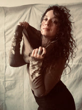 Load image into Gallery viewer, LUNAR SHRUG w/ screenprint
