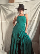 Load image into Gallery viewer, OPHELIA - Emerald linen &amp; organic cotton blend
