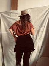 Load image into Gallery viewer, FOREST QUEEN skirt - stretch black corduroy
