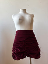 Load image into Gallery viewer, FOREST QUEEN skirt - stretch crimson corduroy
