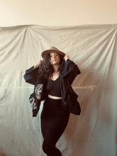 Load image into Gallery viewer, SWEATER one-of-a-kind bamboo fleece w/ screenprinting
