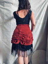 Load image into Gallery viewer, FOREST QUEEN skirt - stretch rust corduroy
