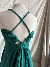 Load image into Gallery viewer, OPHELIA - Emerald linen &amp; organic cotton blend

