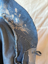 Load image into Gallery viewer, one-of-a-kind REVERE reclaimed denim coat
