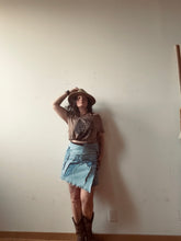 Load image into Gallery viewer, FOREST skirt - OOAK upcycled denim
