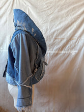 Load image into Gallery viewer, one-of-a-kind REVERE reclaimed denim coat
