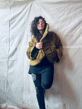 Load image into Gallery viewer, REVERE coat - chartreuse wool blend
